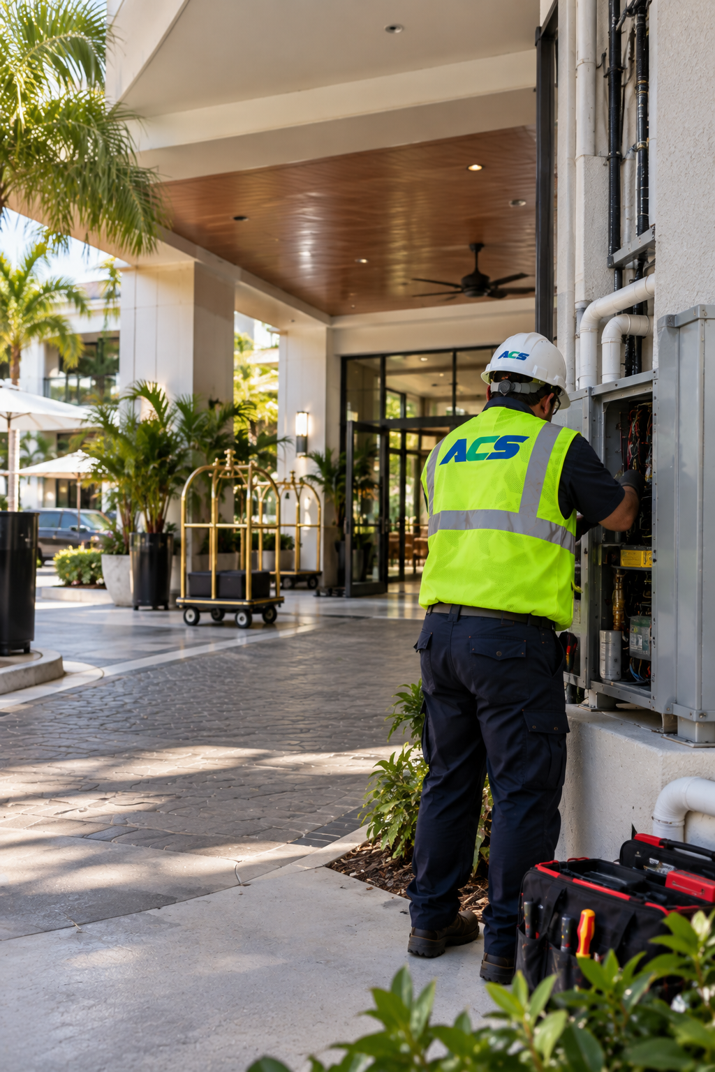 Hospitality facility management services