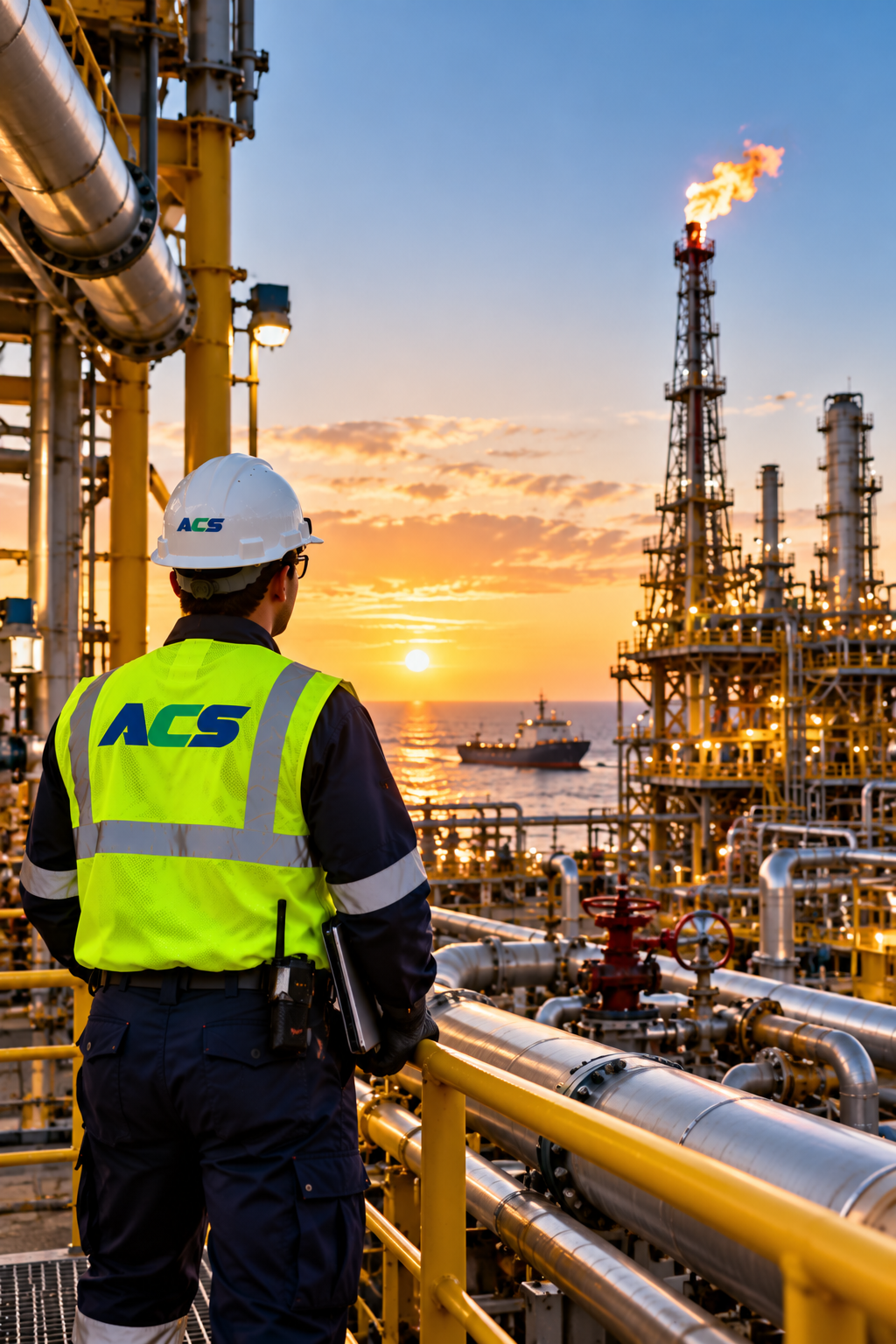 Oil and gas supporting facility infrastructure