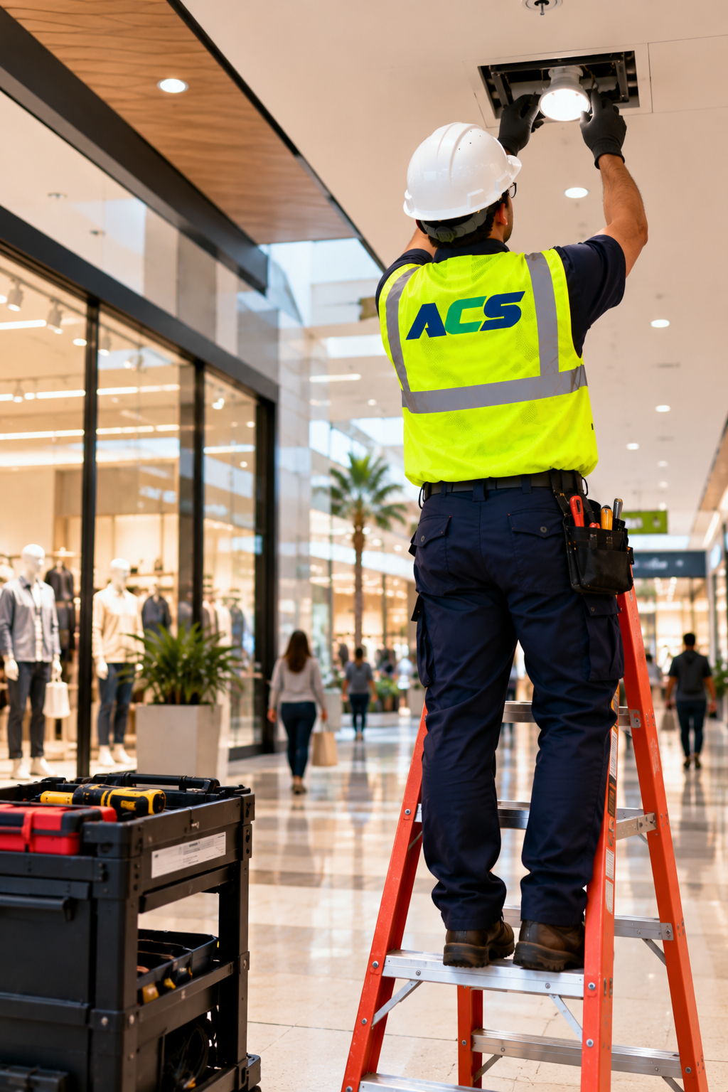 Retail shopping centre facilities management